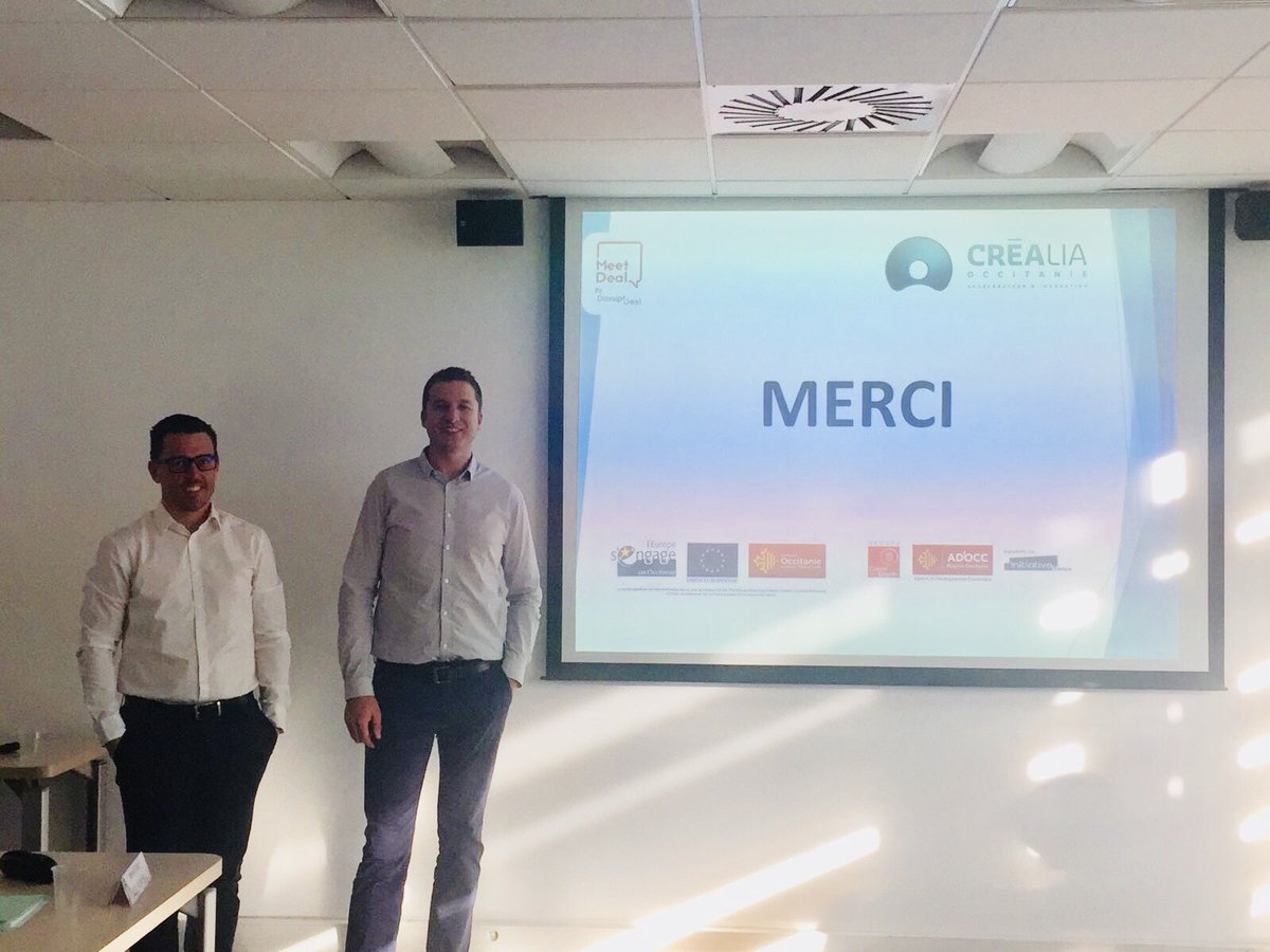 CREALIAocc's tweet photo. Les experts membres du Comite @CREALIAocc accordent leurs soutiens au projet @MeetDealAPP accompagné par @CEEI_PSE ! Bravo à toute l équipe https://t.co/qKvhg2m7QI