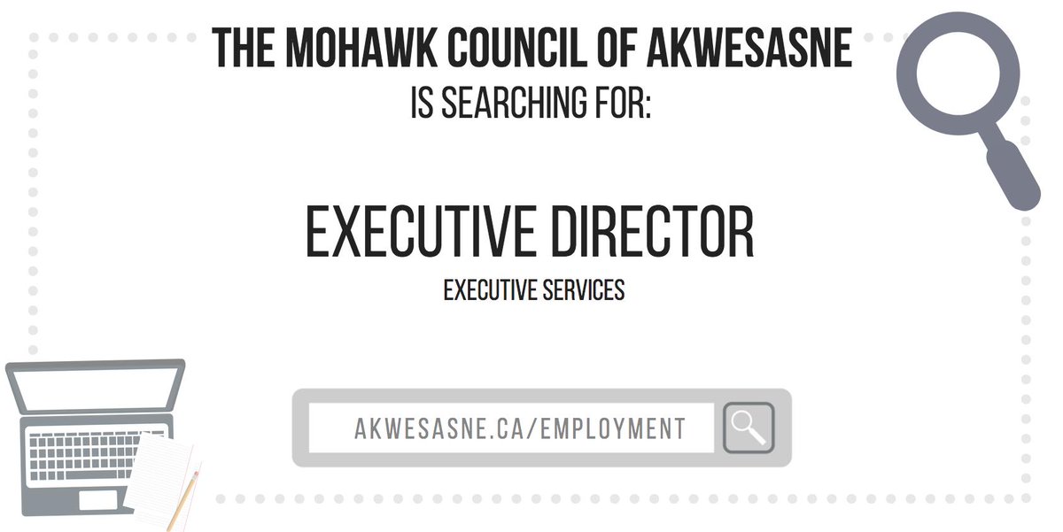 MCAkwesasne's tweet photo. MCA is now looking for an Executive Director to join our Executive Services team!

Deadline to apply: Monday, March 25 | 5 PM

For more information, please visit: https://t.co/1zJroqlZn4. https://t.co/QHZ6teDocx