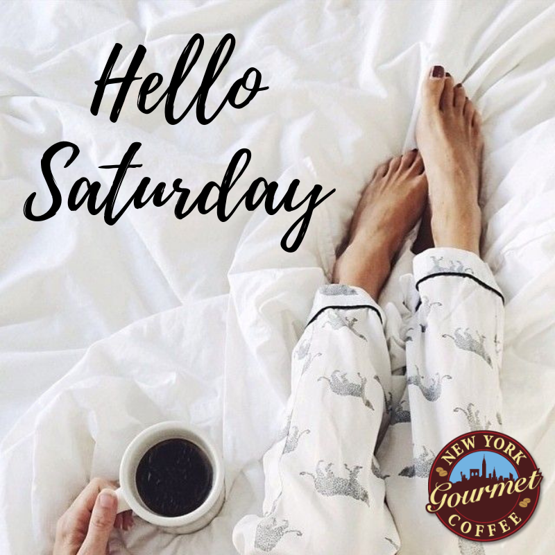 NYGCoffee's tweet photo. It's the #weekend! Stay in #bed a little longer today and enjoy your #coffee in #comfort. You earned it! Visit https://t.co/RjE5HDz4ac to browse our extensive selection of flavors and roasts. https://t.co/TH4MOnfiAM