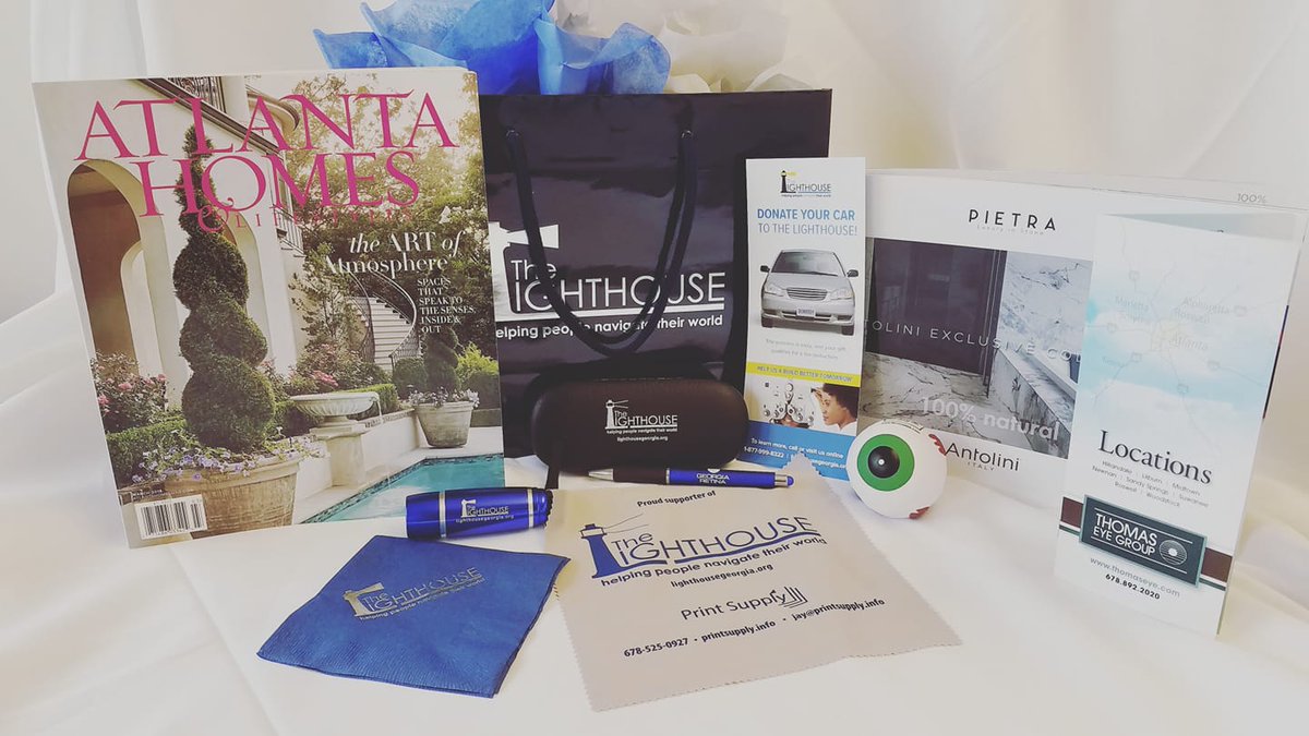 🚨 Swag alert! Gift bag items are still rolling in from our sponsors for #NightofSpectacles, but here's what we've got so far! @AtlantaHomesMag <a href="/thomaseyegroup/">Thomas Eye Group</a> <a href="/charitableauto/">CARS (Charitable Adult Rides & Services)</a> #GeorgiaRetina #PrintSupplyDuluth