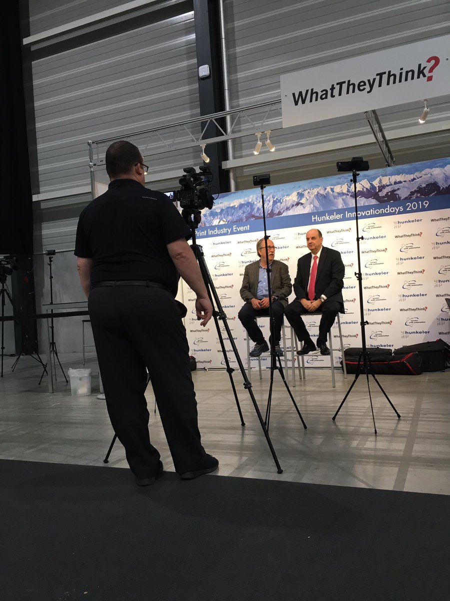 MertensD's tweet photo. Preparing for an interesting discussion #HID19 #Xeikon @whattheythink @davidzwang stay tuned for the result https://t.co/kQjWpUUU0B
