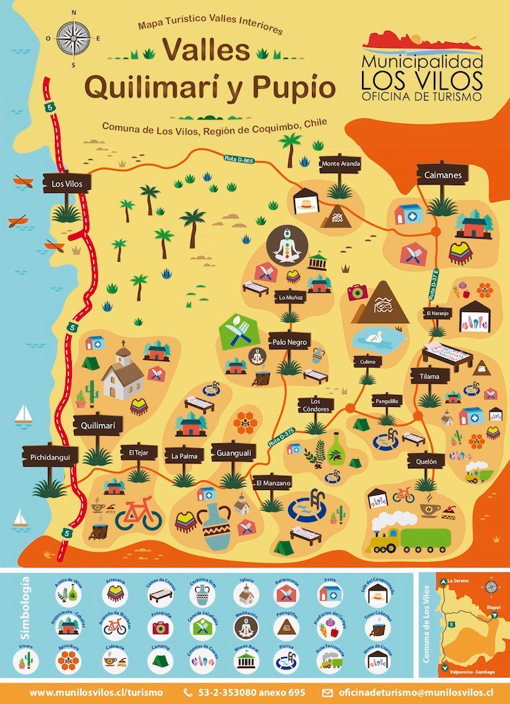 🔴Aún es temporada estival en #RegiónDeCoquimbo. En #LosVilos a pocos minutos de la ruta 5 norte y la costa descubre todo un mundo en #ValleQuilimarí y #VallePupío: descanso, bienestar, desconexión, naturaleza, gastronomía típica, finas artesanías y + / #RegiónEstrella #Choapa