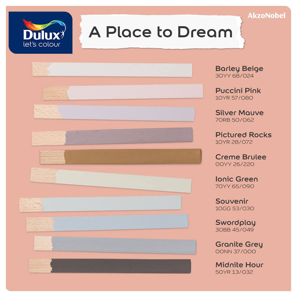 Dulux Colour of the year 2019, Spiced Honey can be soothing or calming, cosy or vibrant, depending on the palette you pair it with’. Spiced Honey comes in four specifically designed palettes – Think, Dream, Act and Love. What's your favorite?
#Dulux #ColourOfTheYear #SpicedHoney