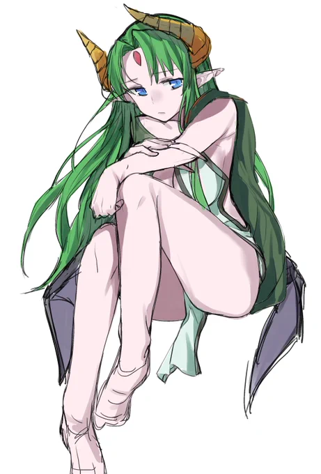 お題箱からフェリスまだラフ 