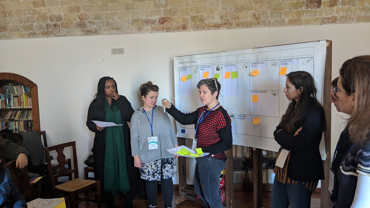 GetclosetoOpera's tweet photo. Planning an #Othello in #Belfast using the #creativeprojectcanvas in order to include #migrant #community.
Team 2 at #GCTOMatera #GetCloseToOpera @EUErasmusPlus https://t.co/SkUxQBwXHS