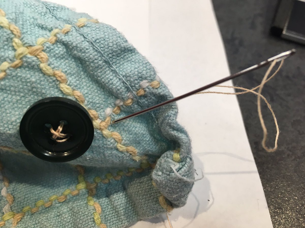 melvynprior's tweet photo. I suspect I’ve failed my audition for #BBCSewingBee😂😂Maggie Ismangel teaching me how to thread a needle @BBCRadioLincs https://t.co/dEEEp8pvW4