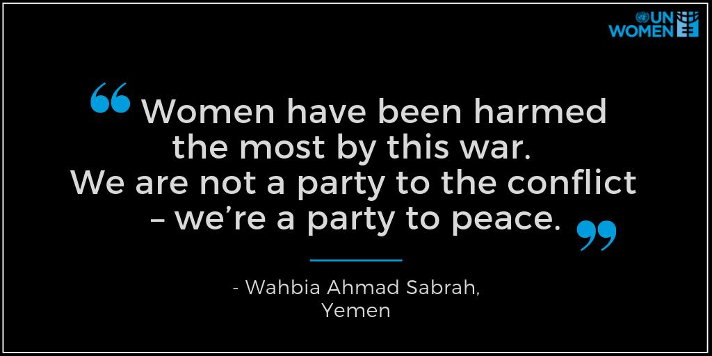 UN_Women's tweet photo. As the international community meets in Geneva to support the humanitarian response in #Yemen, women must be included in decision-making about the forms of assistance and protection they need.

#InvestInHumanity @UNOCHA @UN @UNGeneva https://t.co/anwewWqio3