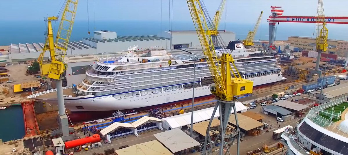 InsideMarine's tweet photo. Cruise news . . . Viking Jupiter delivered with @ThordonBearings lubricated propulsion arrangement, read more here https://t.co/gmS6x5bmaC @VikingCruises #Thordon #VikingJupiter #Delivered #Lubricated #Propulsion #Arrangement #InsideMarine https://t.co/FTpeenZ96P