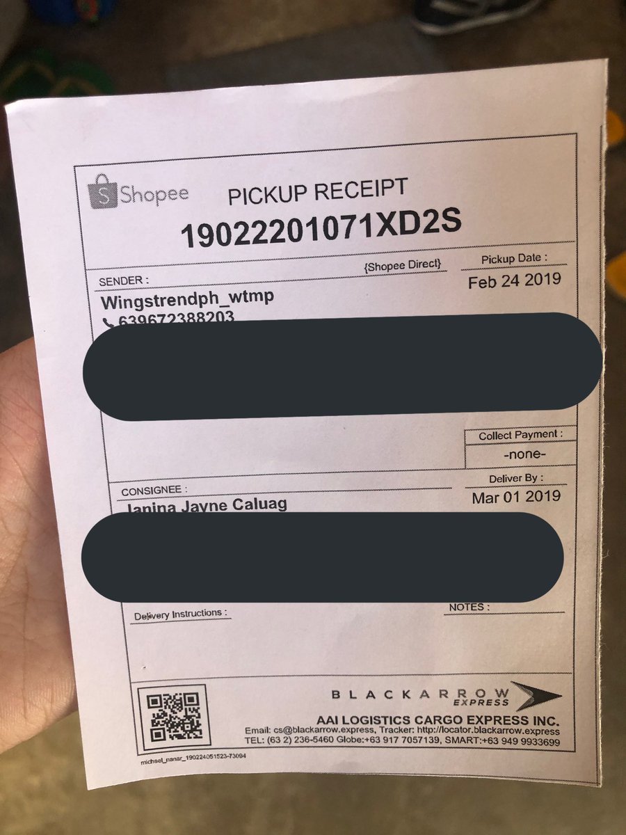wtmp_official's tweet photo. Proof #0024
Buyer Name: Janina Caluag
Deliver Type:Shopee
Item/s Name: BTS OFFICIAL LIGHTSTICK ARMY BOMB V3
Quantity: 1 piece
Courier: Black Arrow
Date: 02/24/19
#wtmp_proofs #btsarmy https://t.co/DmLpDG4xnO