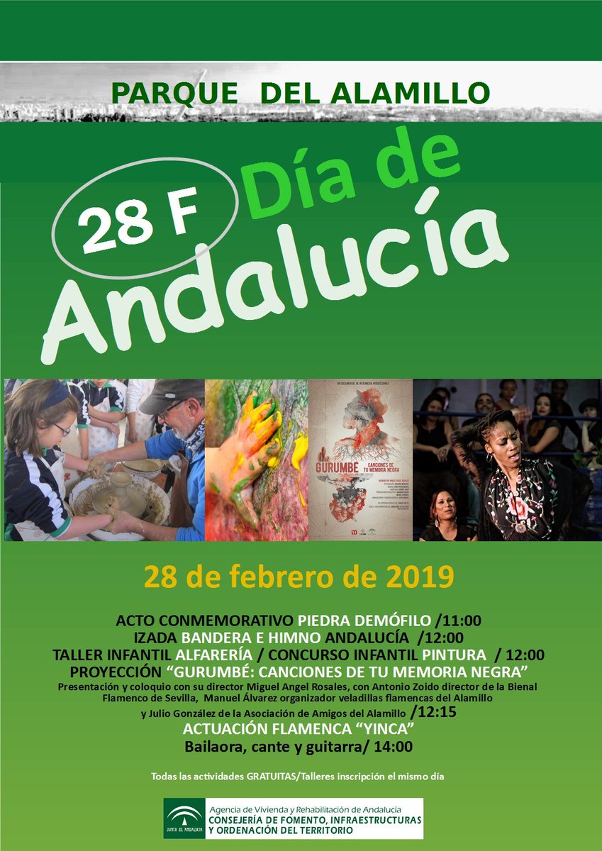 AlamilloDel's tweet photo. Día de Andalucía en el Parque del Alamillo
https://t.co/O9ouXC4JwJ https://t.co/MIrhVXKu4O