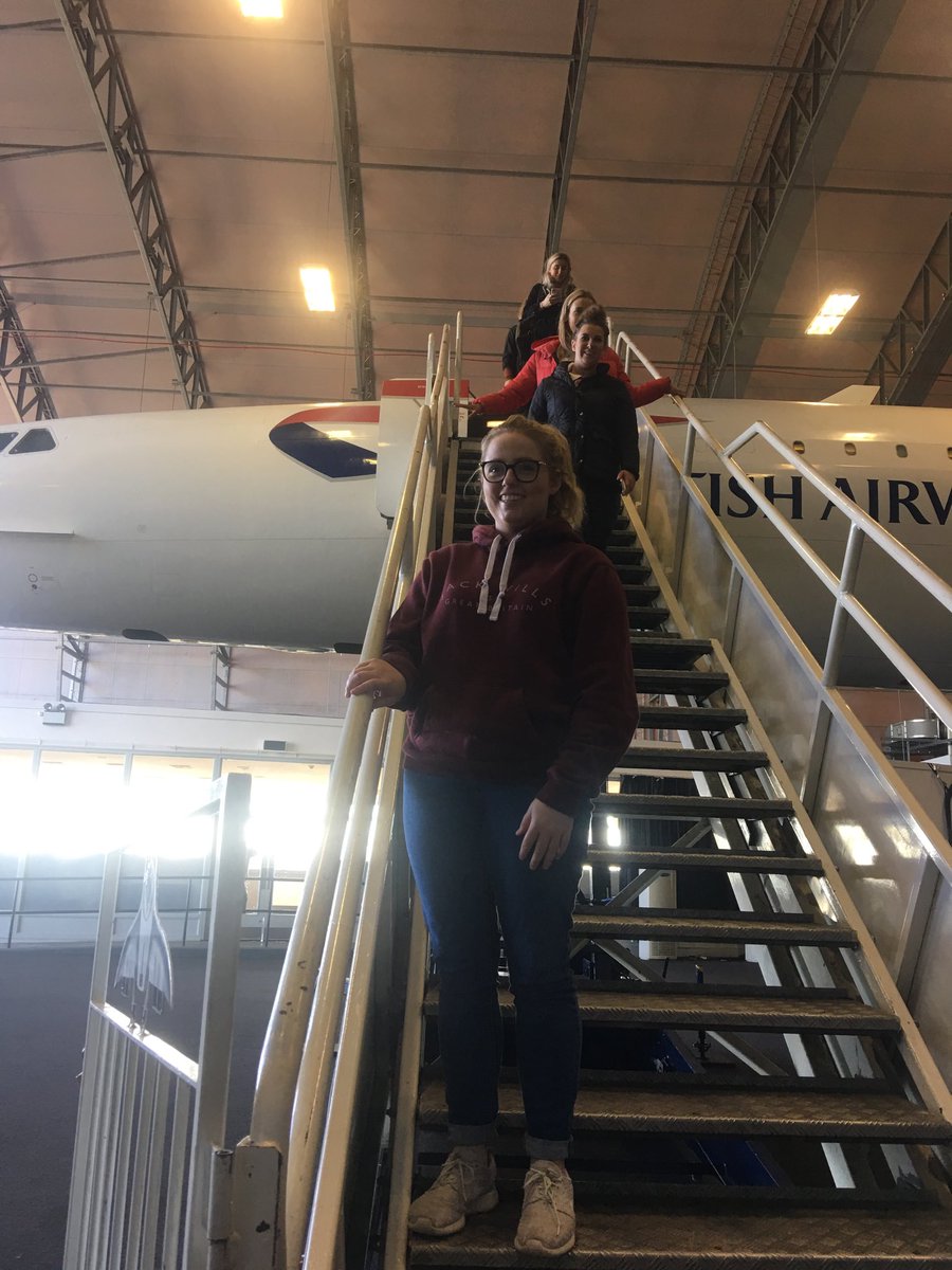 High-flying UCLan Event Management - With our Final Year students on Concorde at Manchester Airport