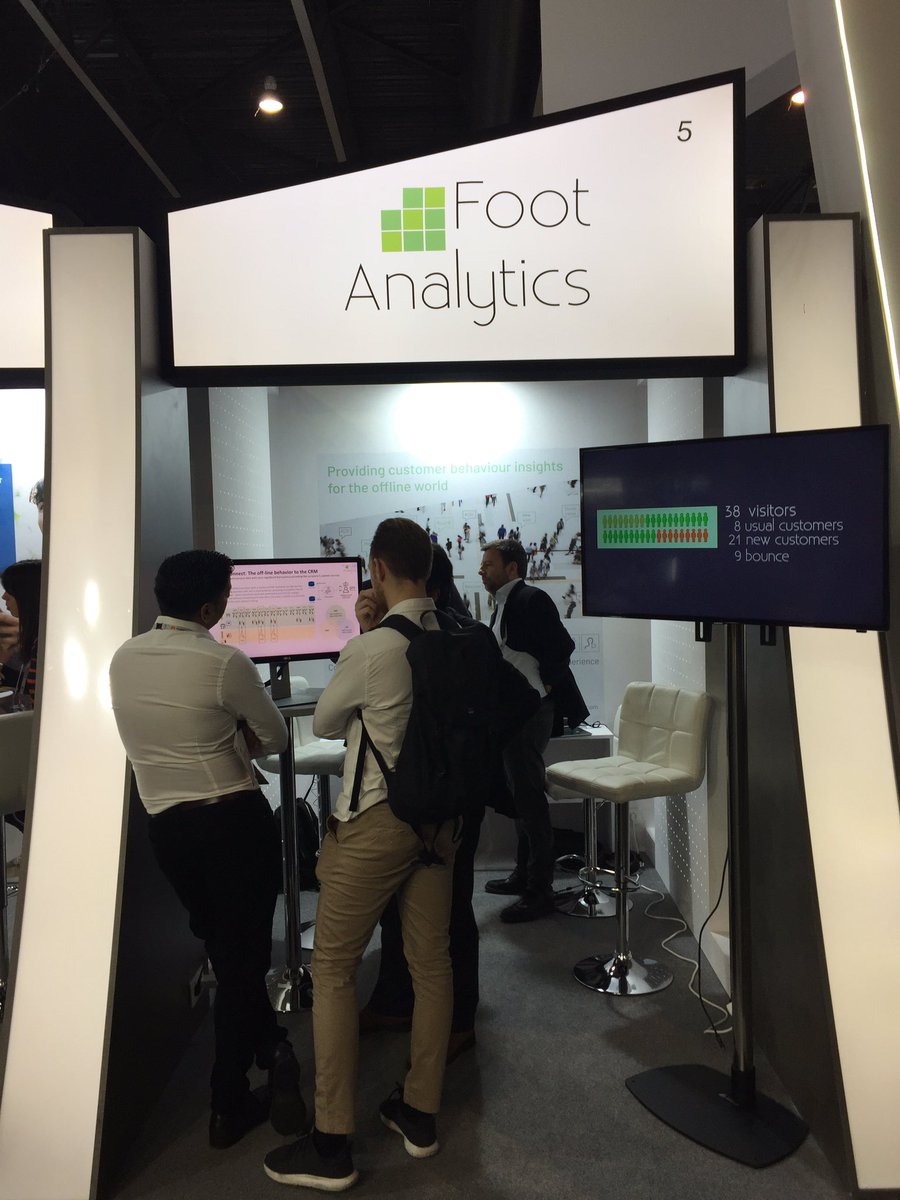 footanalytics's tweet photo. Keeping it busy at #MWC2019 come and visit at hall 8.1 stand A63 to learn about service #wifitracking #analytics  #retail #automotive #smartcities #customerbehaviour https://t.co/KtG0nHyIp1