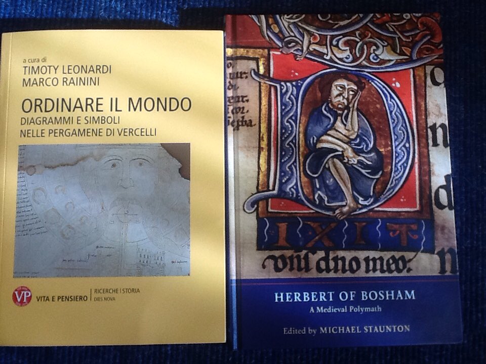 LauraJCleaver's tweet photo. I wait ages for post and then two lovely books arrive in the same week (and it's only Tuesday!). Huge congratulations to ⁦@MTDvercelli⁩ Timoty Leonardi, Marco Rainini, Michael Staunton and all ⁦@boydellbrewer⁩ #medievaltwitter https://t.co/GDdfrEF5na
