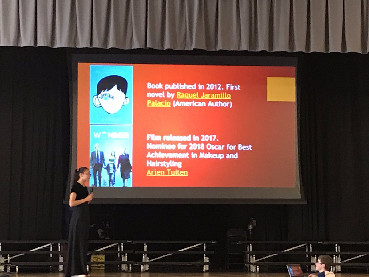 First #Booktofilm Oscars Ceremony <a href="/AIS_SSLibrary/">AIS_SSLibrary</a> @AIS_PSLibrary #AISMSassembly for Best Book (Wonder)/ best film (everything Everything)/ best book to film adaptation (Wonder) <a href="/AISLearns/">AISLearns</a> <a href="/AIS_Eagles/">Atlanta International School</a>