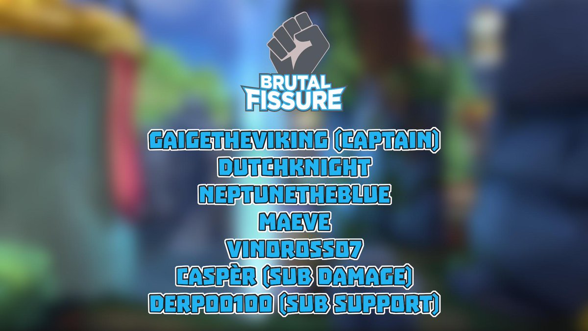 We proudly present our newly established <a href="/PaladinsPro/">PaladinsPro</a> PC roster who are #BrutallyStronk and ready to strike!

@BruFi_Gaige 🏴󠁧󠁢󠁥󠁮󠁧󠁿
@Brufi_Neptune 🏴󠁧󠁢󠁥󠁮󠁧󠁿
<a href="/BruFi_Dutch/">DutchKnight</a> 🇳🇱
@BruFi_Maeve 🏴󠁧󠁢󠁥󠁮󠁧󠁿
@BruFi_Vinorosso 🇮🇹
@BruFi_Casper 🇲🇦
<a href="/Derp00100_/">Yami</a> 🇱🇻