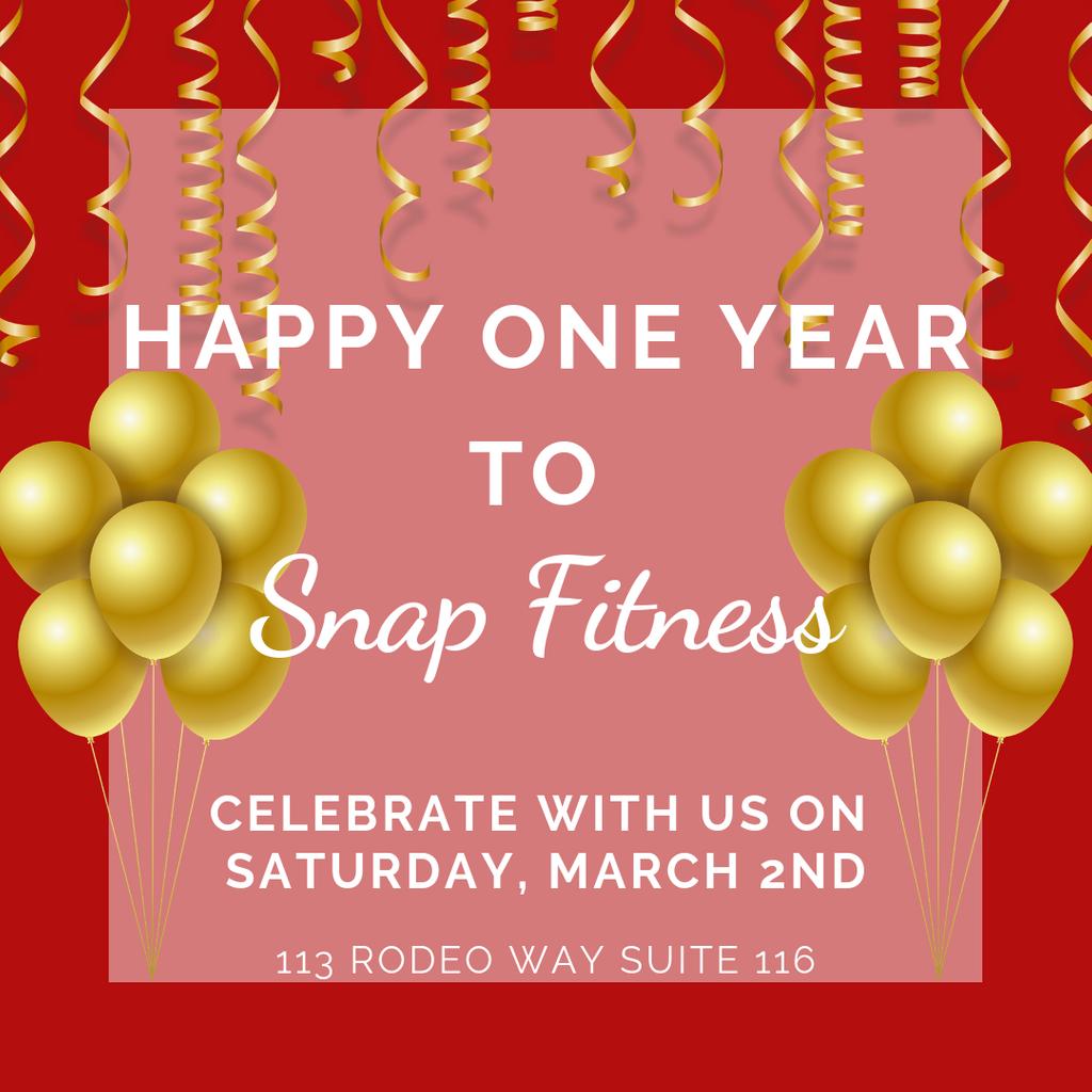 SnapCibolo's tweet photo. Today marks the ONE Year Anniversary of Snap Fitness @ Cibolo!👏🎉🎈
#SnapFitness #SnapNation #health #fitness #fit #workout #bodybuilding #cardio #gym #training #celebrate #healthy #sweat #anniversary #active #strong #motivation #determination #lifestyle #eatclean #exercise https://t.co/83Q1B8pZZ2