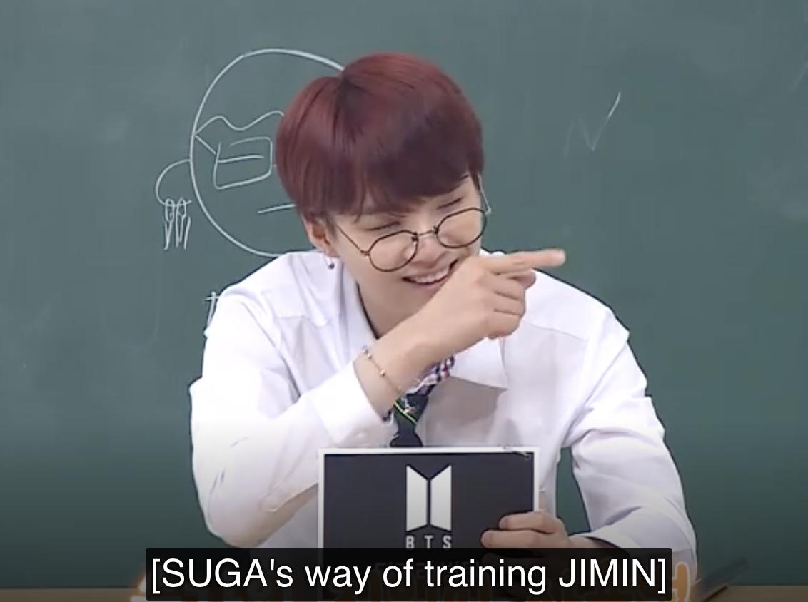 BtsHaus's tweet photo. If this isn't the cutest thing ever, I don't know what it is... #BTSrun #RunBTSreturns #RunBTSEp65 #RunBTS #Jimin #Yoongi @BTS_twt https://t.co/xu9xmO6FqN