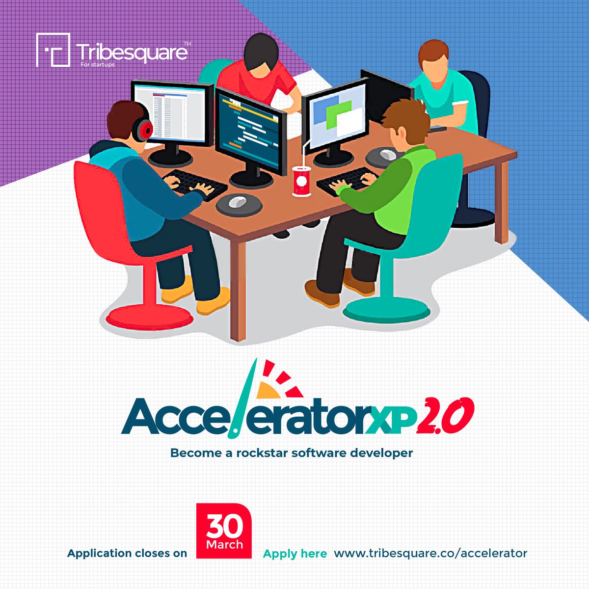 Tribesquare's tweet photo. Learning on your own? Need mentorship, plenty of work to make you well grounded, and an opportunity to earn 400k? Join AcceleratorXP
https://t.co/Ty1G9v4Ck8
#softwaredeveloper #softwaretraining #acceleratorxp #internship #recruitment #futureofwork #talents #startups https://t.co/3CaDJ3p2bH