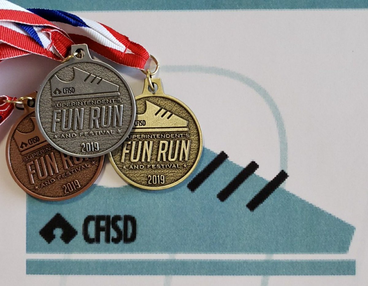 R4Bevin's tweet photo. #CFISDFunRun packet pick-up today &amp; Thursday in the Cypress Room at the Berry Center from 7a-7p.  See you on the 2nd 👟! https://t.co/AxLlYpzA2J