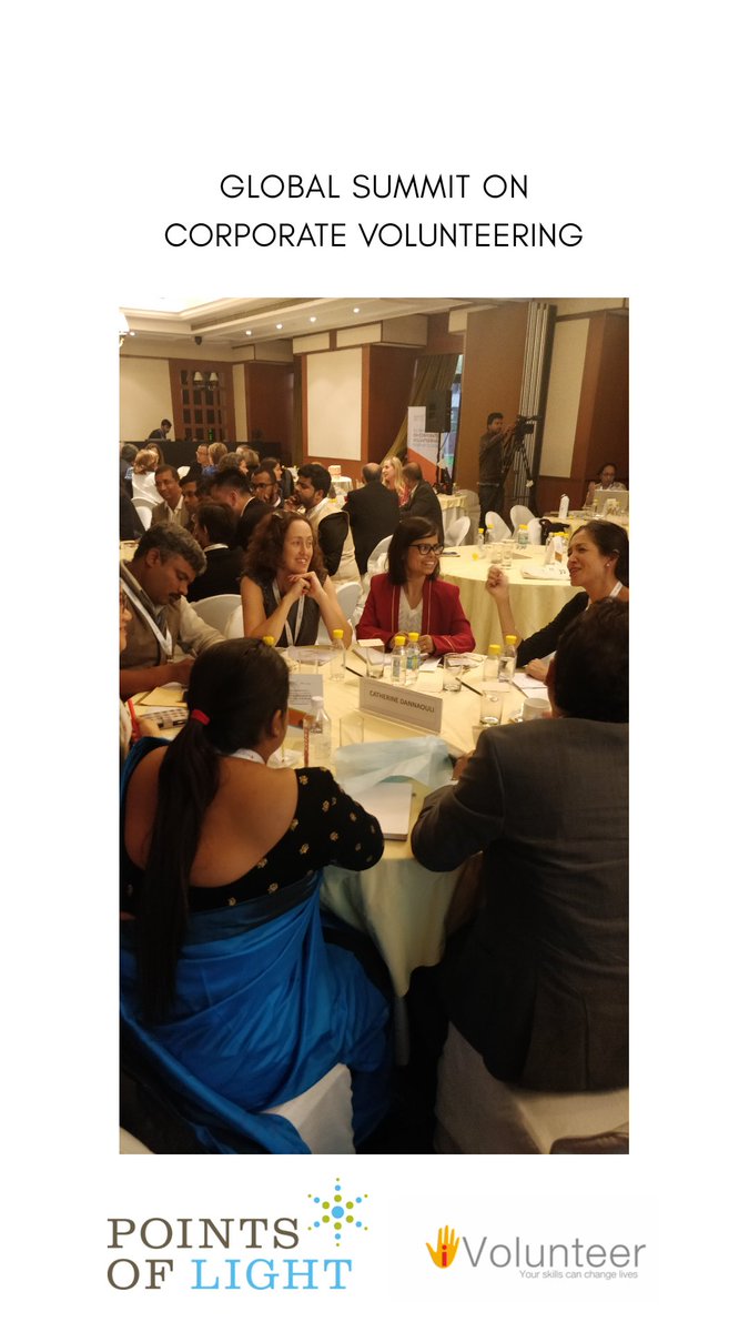 iVolunteerIndia's tweet photo. Catherine Dannoui from @handsonhongkong leading a discussion on "Classroom Volunteering" at Global Summit on Corporate Volunteering. #POLGlobalGathering #VolunteeringService https://t.co/6DFyXPeOE0