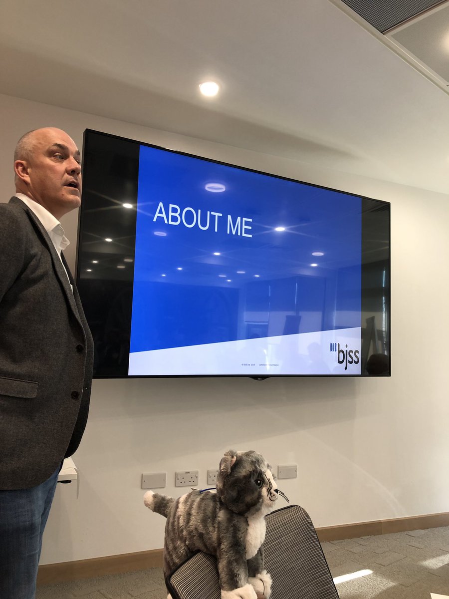 Jenbug82's tweet photo. Great to see Richard Wilson from @BJSSLtd again! Richard is here at #itsmfnorth to speak to us about #serviceagility and BJSS’s approach to this.
#itsmf https://t.co/Tm9YH2pITL