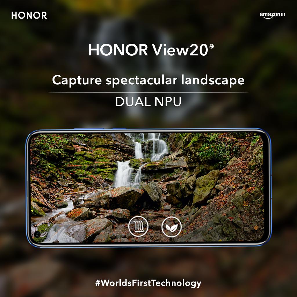 HiHonorIndia's tweet image. Rejoice and recognize hundreds of categories in real time with #WorldsFirstTechnology in the #HONORView20 and experience the ultimate Dual NPU. Amazing features starting INR 37,999 on @amazonIN : amzn.to/2RrblYG