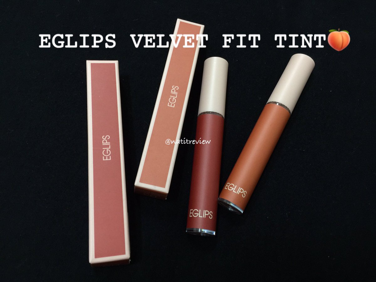 natitreview's tweet photo. EGLIPS VELVET FIT TINT🔥 รุ่นนี้สีสวยมากกก 03 จะออกส้มติ่งน้ำตาล 05จะแดงก่ำอิฐๆ ลิปนุ่ม ลื่นมากก เนื้อบางเบา ทาย้ำได้ไม่เป็นคราบกลิ่นหอมแบบกาวUHUอะ แต่หอมนะไม่ได้น่ากลัว😂 ควรมีสักสีติดกรุ~ #ไว้รีวิวห้ามขายของโว้ยย https://t.co/3QBSdRNPI4