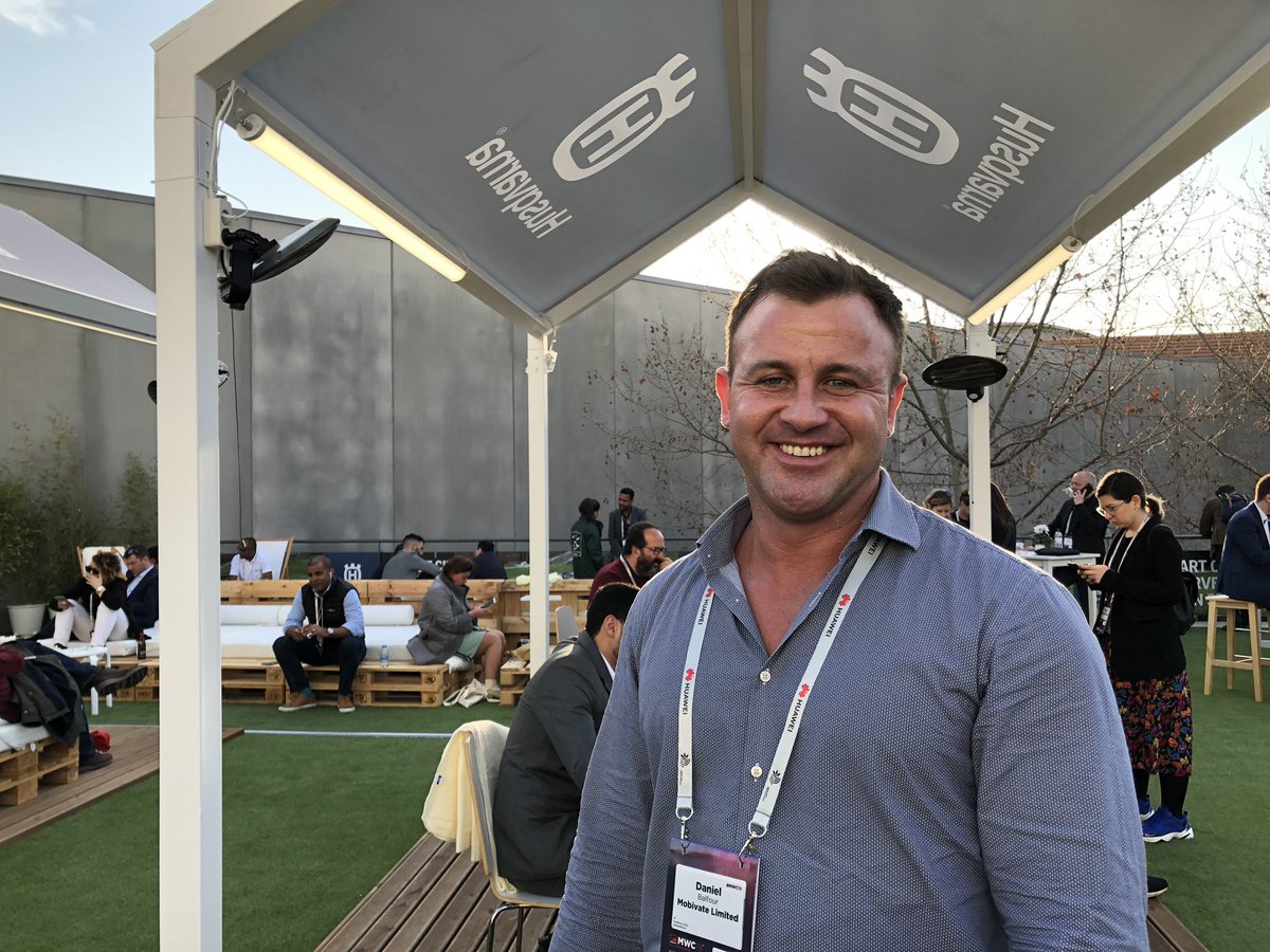 Mobivate's tweet photo. Another gorgeous sunny day in #Barcelona! We’re here at @firagranvia @GSMA #MWC19 Mobile World Congress, our #mobilebilling #PSMS #PRSMS specialists @danielbalfour and @cristinaxt look forward to chatting with you soon. 😎🌞
#MobiPay #Mobivate #telco https://t.co/v9PE8evfNT