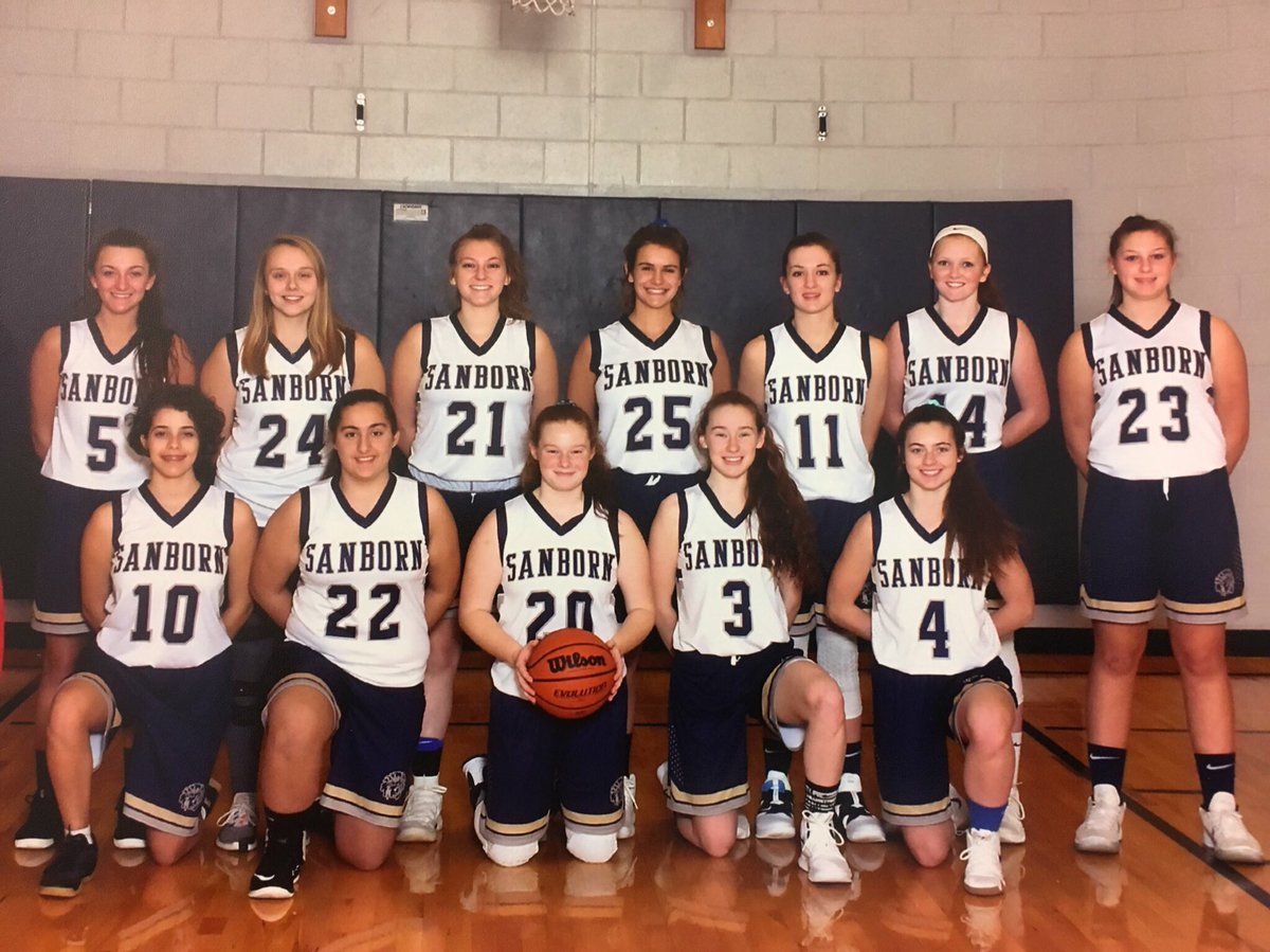 SanbornGirlsBB's tweet photo. It’s game day today! Our @SanbornGirlsBB travel to Bishop Brady for the first round of the #NHIAA playoffs for D2. Game tips off at 7:00pm. Make the trip and support as our girls who look to make the upset and keep the journey alive. #1gameatatime #wearesanborn #getmoremarbles https://t.co/VeTZtKdhqg
