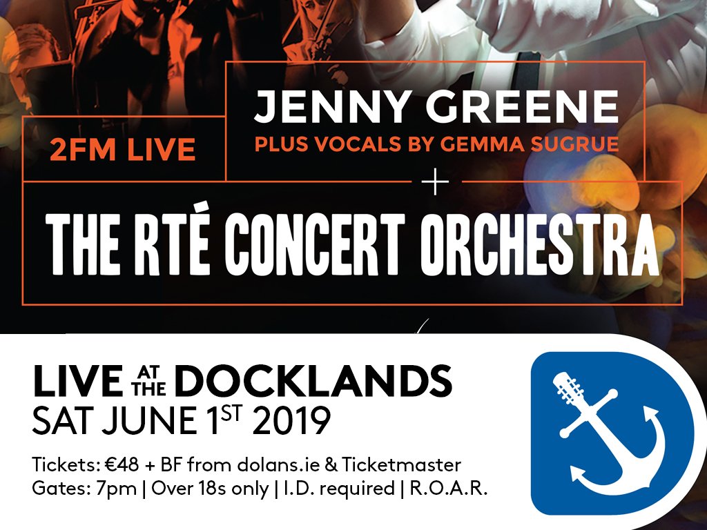 Live At The Docklands, Limerick (@dolanspresents) on Twitter photo #NewArtWork
#DolansPresents <a href="/RTE2fm/">RTÉ 2FM</a> Live!
<a href="/rte_co/">RTÉConcertOrchestra</a> + @djjennygreene + <a href="/gemma_sugrue/">Gemma Sugrue</a>
#LiveAtTheDocklands Limerick, Saturday, June 1, 7pm till late!
Tickets & info ➡️ bit.ly/2GAcD3c #NewArtWork
#DolansPresents <a href="/RTE2fm/">RTÉ 2FM</a> Live!
<a href="/rte_co/">RTÉConcertOrchestra</a> + @djjennygreene + <a href="/gemma_sugrue/">Gemma Sugrue</a>
#LiveAtTheDocklands Limerick, Saturday, June 1, 7pm till late!
Tickets & info ➡️ bit.ly/2GAcD3c