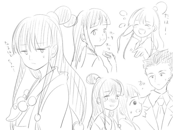 真宵ちゃんかわいいので落書き 