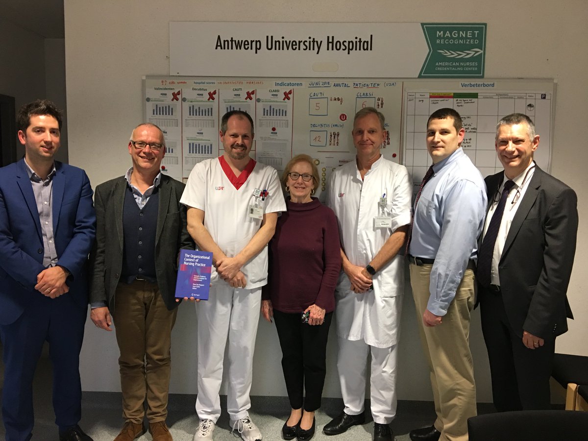 Luk Bruyneel (@lukbruyneel) on Twitter photo We received a warm welcome at Antwerp University Hospital as preparatory work for our <a href="/Magnet4Europe/">Magnet4Europe</a> study. Congratulations to @danny_UZA and his colleagues for being the only <a href="/MagnetHospital/">Magnet Hospital</a> in Europe. <a href="/UZAnieuws/">UZA</a> <a href="/anccofficial/">ANCC</a> <a href="/LindaAiken_Penn/">Linda H. Aiken</a> <a href="/matthewdmchugh/">Matthew McHugh</a> We received a warm welcome at Antwerp University Hospital as preparatory work for our <a href="/Magnet4Europe/">Magnet4Europe</a> study. Congratulations to @danny_UZA and his colleagues for being the only <a href="/MagnetHospital/">Magnet Hospital</a> in Europe. <a href="/UZAnieuws/">UZA</a> <a href="/anccofficial/">ANCC</a> <a href="/LindaAiken_Penn/">Linda H. Aiken</a> <a href="/matthewdmchugh/">Matthew McHugh</a>