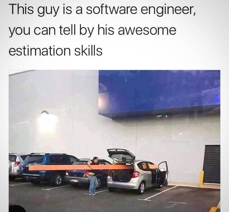 emailjokes's tweet image. Programmer Estimation - Classic! ej.co.za/funny-pictures… #CoderJokes #Developers #ProgrammerJokes #Programmers #ProjectTimelineJokes