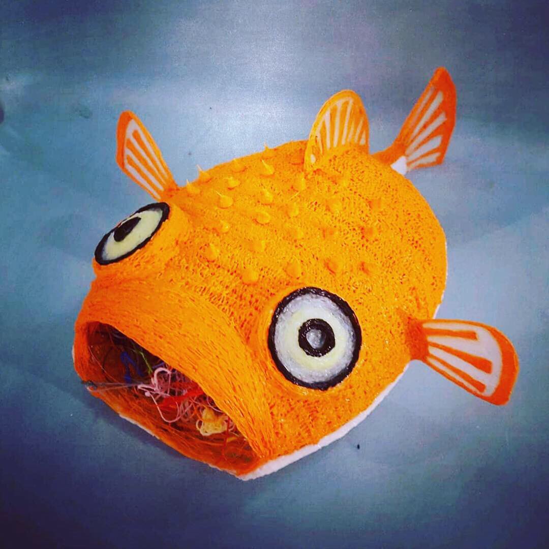 ExploringSenses's tweet photo. Artist @snorkers made #pollutio the #3Dpen fish for #theweatherreport @townergallery 
A statement of how plastic pollution is killing our oceans
We use #biodegradable #pla in our workshops
@townerlearning 
@artscouncilcollection 
@sopolaroid3d 
@thisisfreegle https://t.co/cIfs7CIe3p