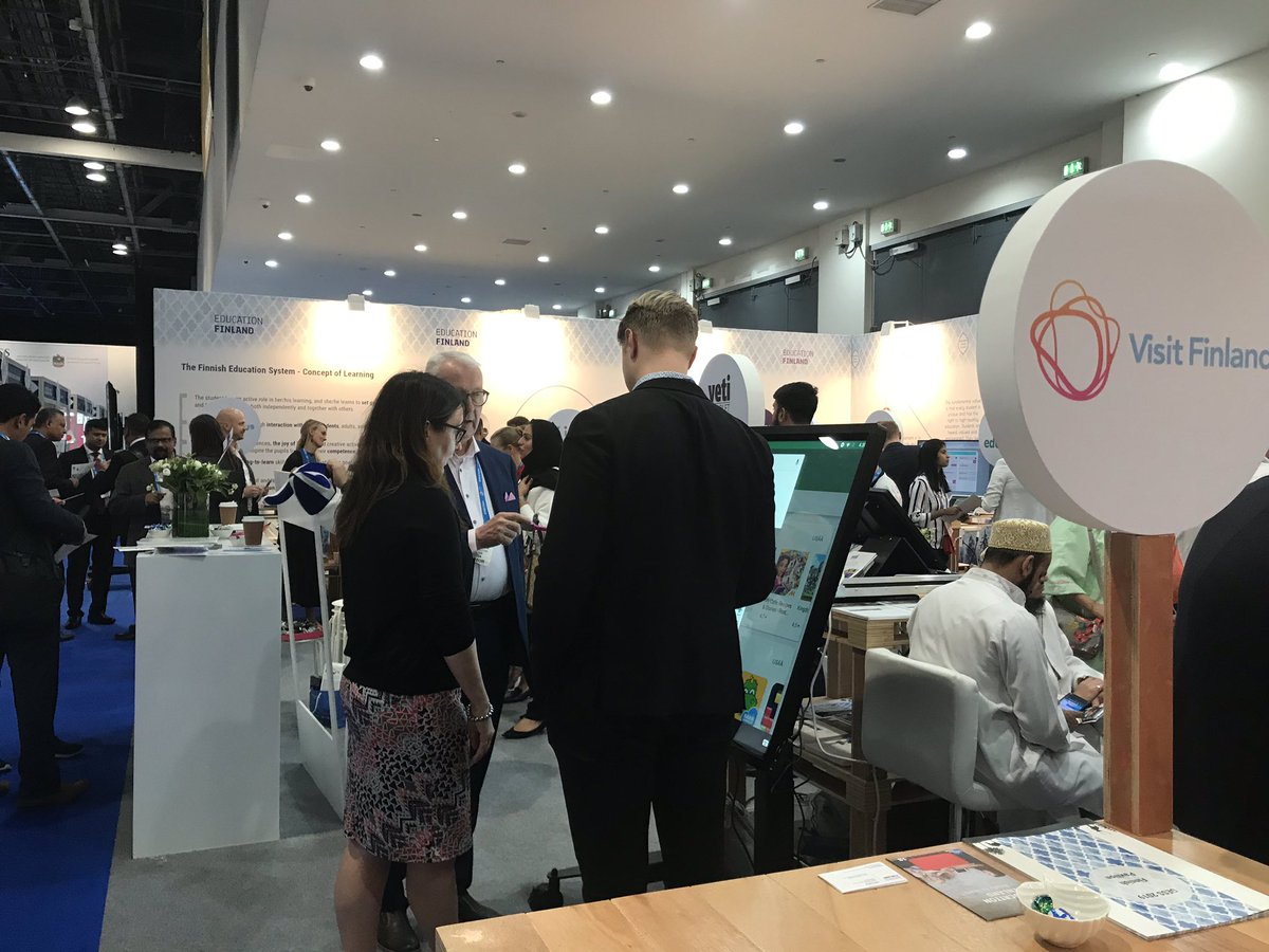 Great buzz at the #Finland stand at GESS. I have been very positively surprised by the number of inquiries on educational travel! @eduhousefinland <a href="/edu_EEF/">Education Finland</a> <a href="/visitfinlandFI/">Visit Finland B2B</a> <a href="/teamfinlandfi/">Team Finland</a> #GESSDubai #finnisheducation