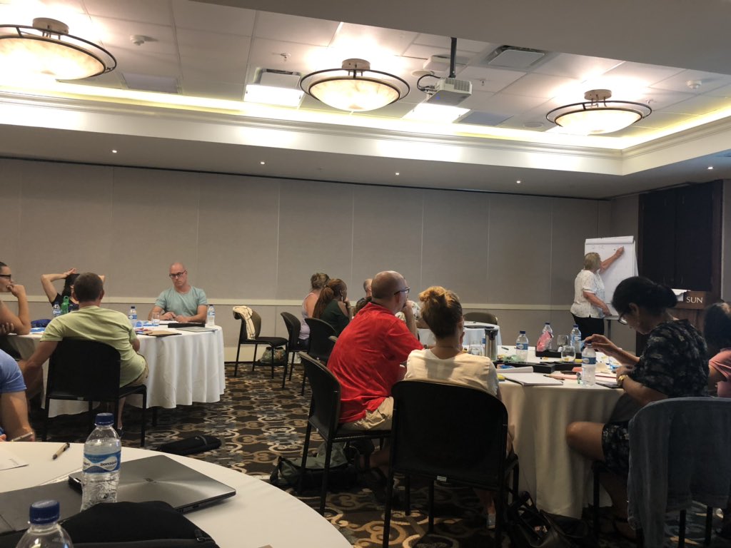 As a high school teacher my first thought was, “Why do I need to know how they teach elementary math???” I now see the purpose LOUD AND CLEAR. #AISMLearns #MSIS