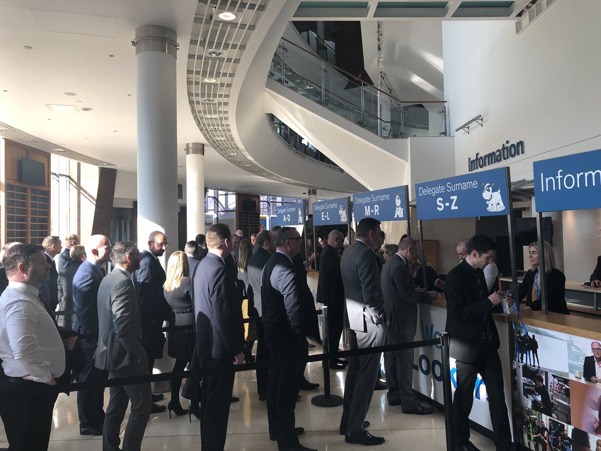 LookersGroup's tweet photo. Itโs great to see everyone arriving at the @BelfastICC for the #LookersConference2019. Weโve got lots to cover today and excited to get things started! https://t.co/xjB0tKSu4A