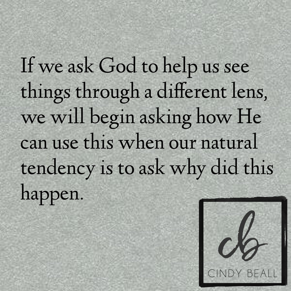 Change your why to how. New post at CindyBeall.com