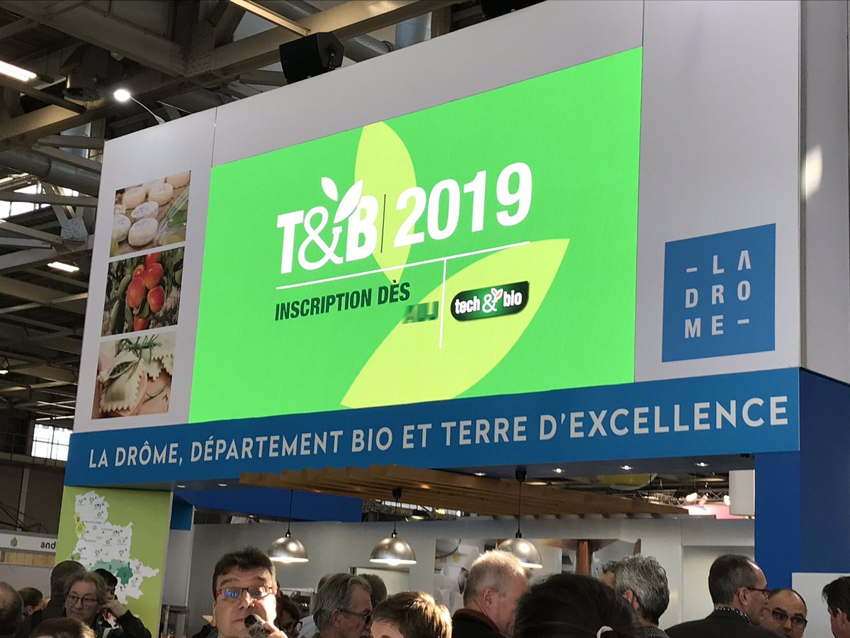TECHetBIO's tweet photo. Tech&Bio est présent au #SIA2019 !
Pour plus d’informations, rejoignez-nous dans le Hall 4, sur le stand du Département de la #Drôme. #agridedemain #agridurable https://t.co/j9cc5QPCiR