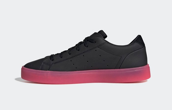adidas sleek black pink