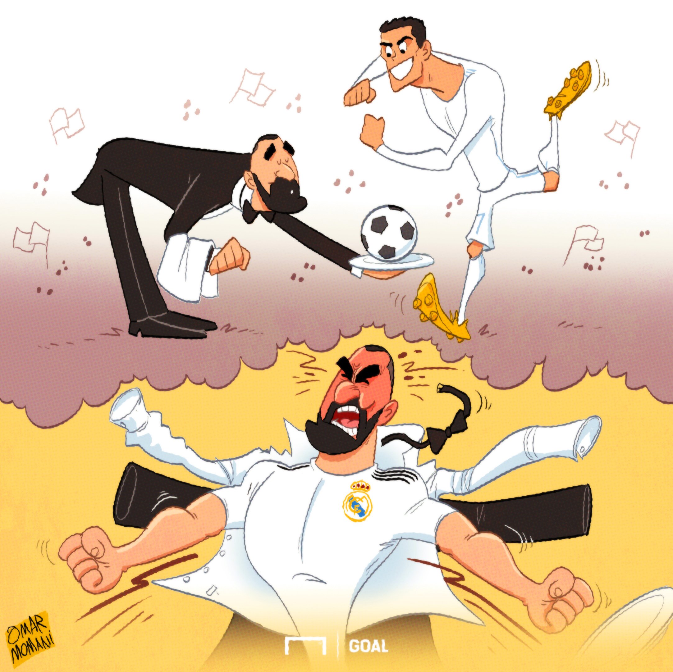 Omar Momani on Twitter: "Benzema: “I played to help Cristiano. Now though,  I'm the leader of the attack. It's up to me to make the difference" بينزما:  كنت العب لمساعدة كريستيانو، الان