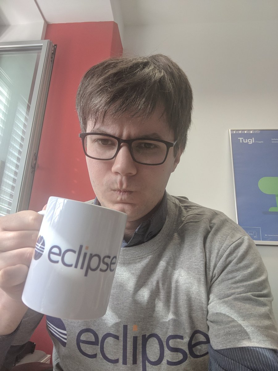 zplesac's tweet photo. Best t-shirt and coffee mug ever. #no1fan #eclipseLove #bestIDE https://t.co/m5WRgNa7Qs
