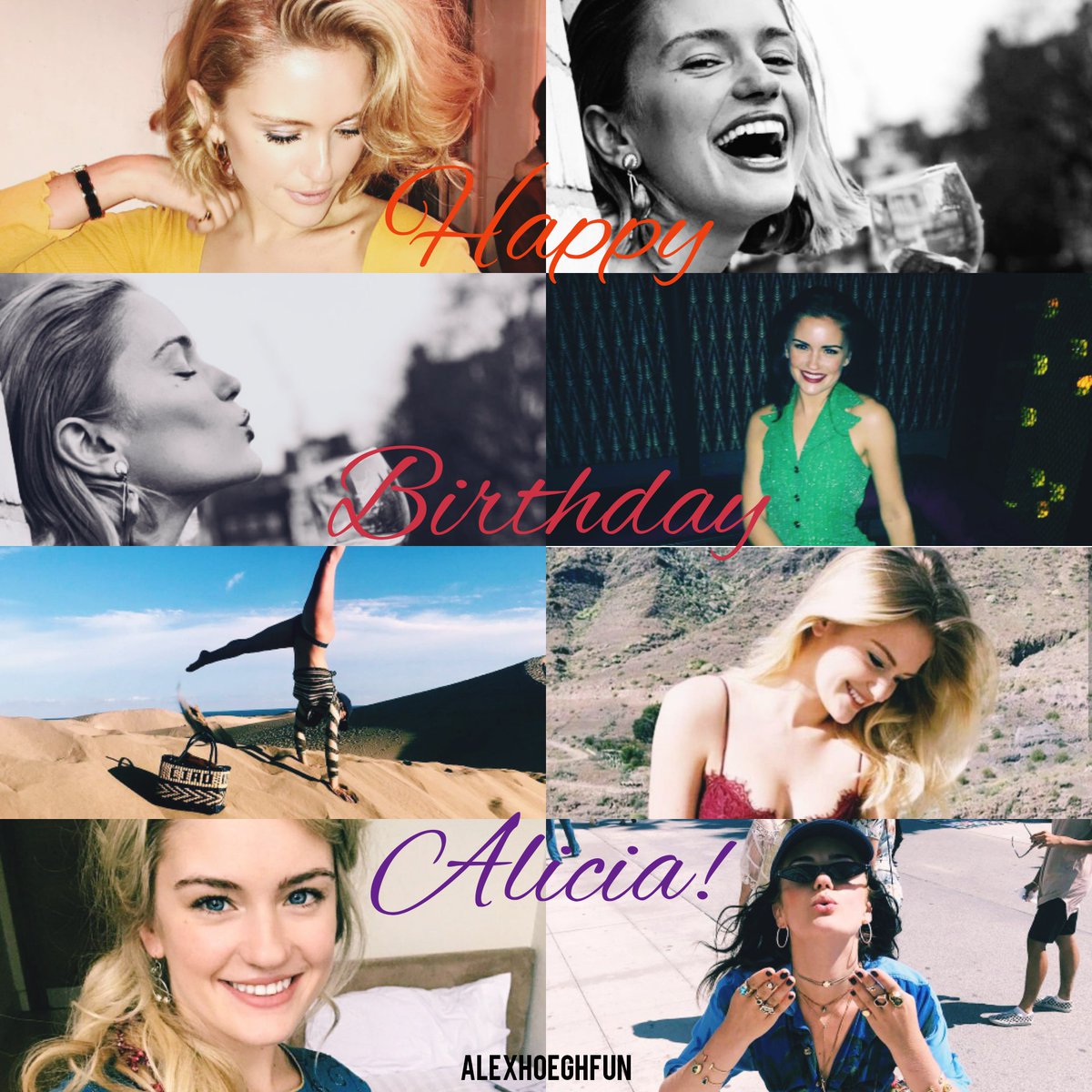 Happy birthday <a href="/AgnesonAlicia/">Alicia Agneson</a> ! 🎂🎉 Enjoy your day!