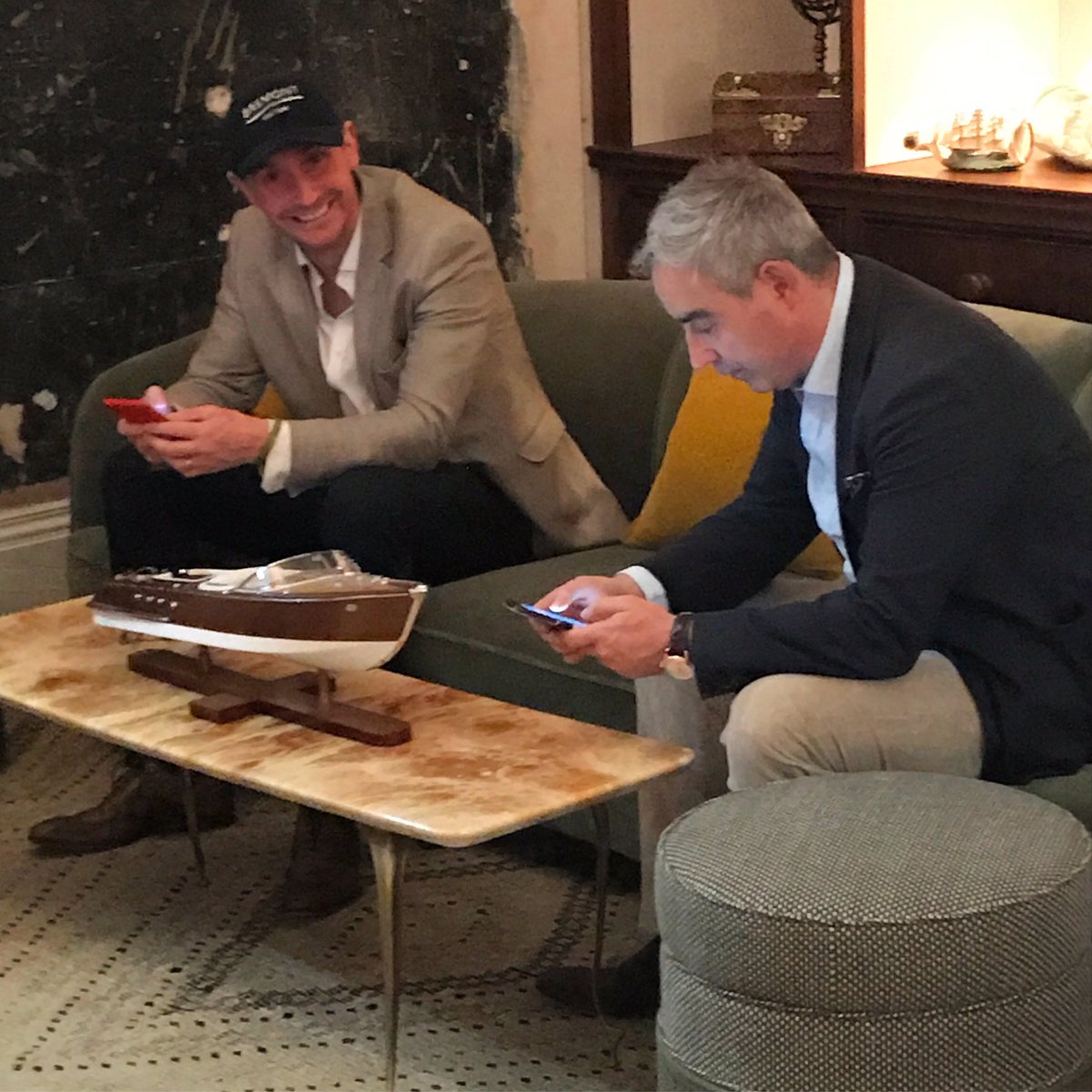 BremontMilitary's tweet photo. Bremont co-founders, Nick and Giles English, are making things happen at London Townhouse! Come and see the new 2019 releases, especially the new watches produced in partnership with the Ministry of Defence. (MoD). #Bremont #MOD #HMAF #ArmyWatch #NavyWatch #AirForceWatch https://t.co/AykTV0ZmOU