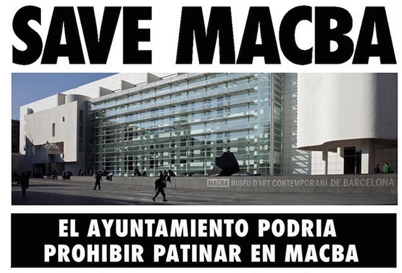 DogwayMag's tweet photo. Skaters de todo el mundo se suman al movimiento #SAVEMACBA ante la posible prohibición de patinar en la plaza. https://t.co/LFIwlThXEA @Macbalife https://t.co/nPNsmmvj2w