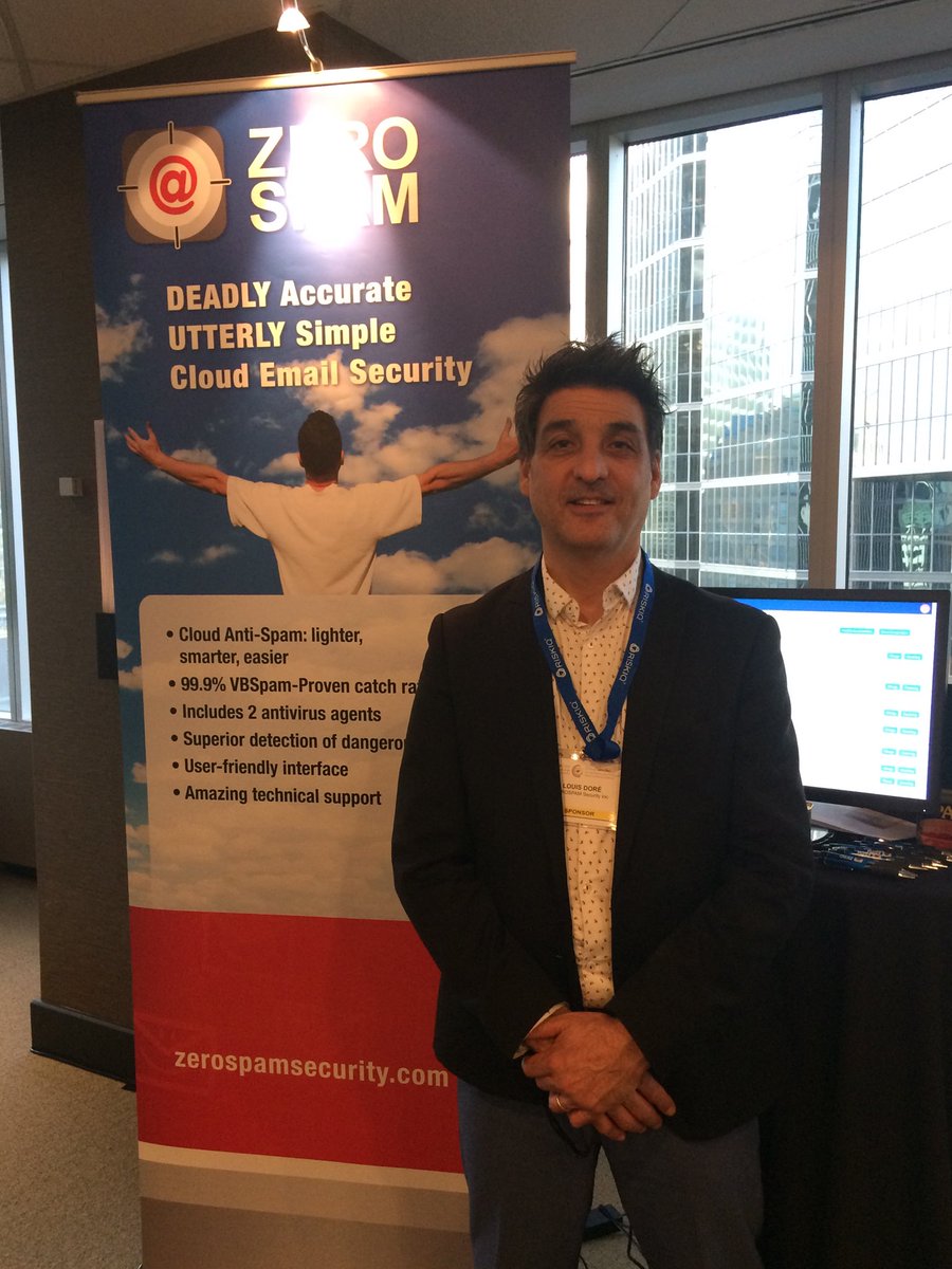 LouisDore's tweet photo. ⁦@zerospam⁩ at  CCTX Toronto https://t.co/phzoPx59Xy