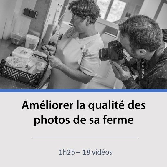 Agrilearn_fr's tweet photo. Si vous avez toujours rêvé de prendre de jolies photos de votre ferme, alors cette série de vidéos est faite pour vous ! En 18 leçons, vous allez apprendre à maîtriser les bases techniques de la photo pour mieux vous concentrer sur l’esthétique.
-> https://t.co/qKwhGHXRze https://t.co/C2DHzyDohE