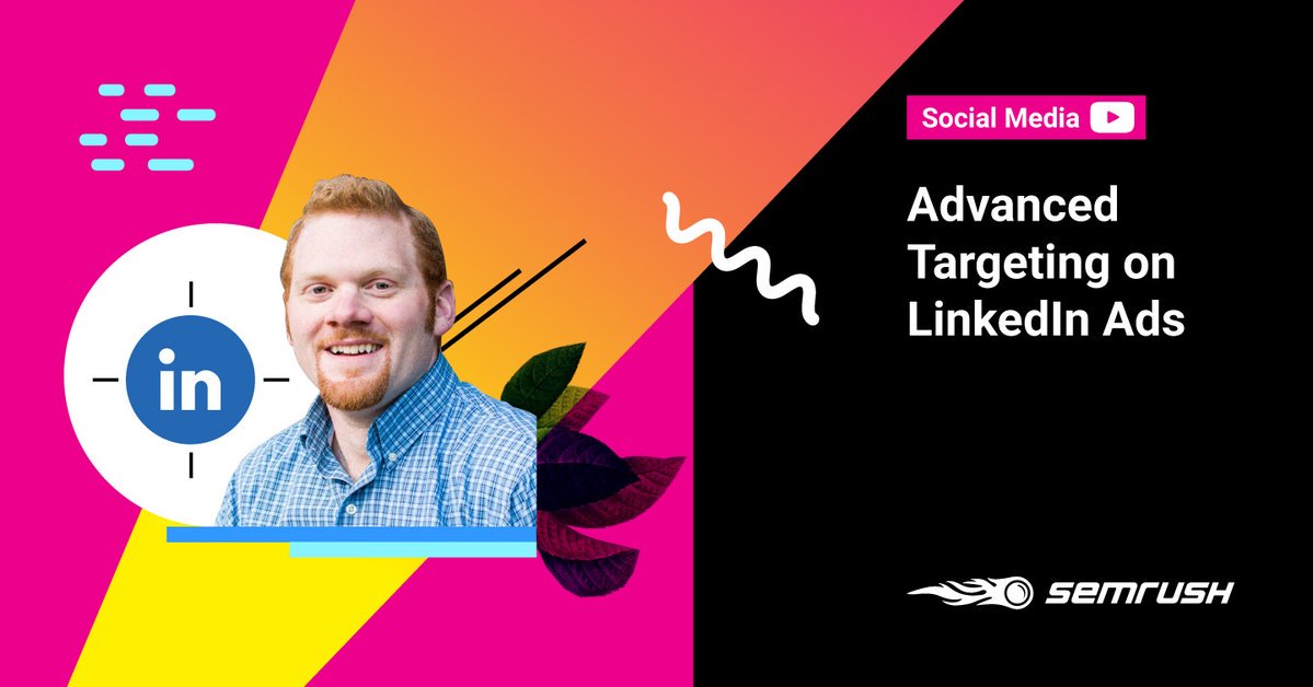 semrush's tweet photo. In our latest #WeeklyWisdom, @wilcoxaj shares four ways to target an audience on @LinkedIn:
💼Job title
🕴️Job function
💻Skills
🙌Groups

Are you ready to do advanced #targeting on #LinkedInAds? Learn more here 👉  https://t.co/q9qi5lFyll 

#LinkedIn #AdvancedTargeting #PPC https://t.co/KK9e58tsQ0