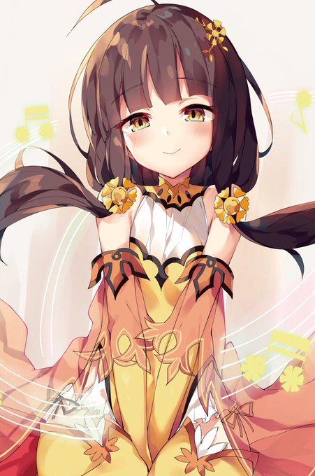 ヘレニウム #フラワーナイトガールイラスト 