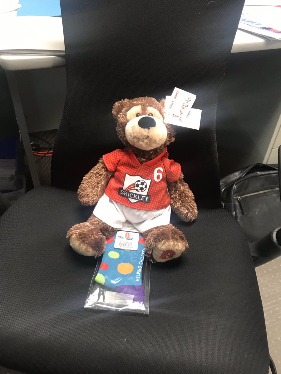 stefanogrande's tweet photo. Never new I can still get excited when someone gives me a teddy bear. Thanks @TheBrick for the gift of #Brickly & for your ongoing support to improve the health of kids in our Province @hsc_winnipeg Children’s Hospital @CHFManitoba https://t.co/Xb129P17ug